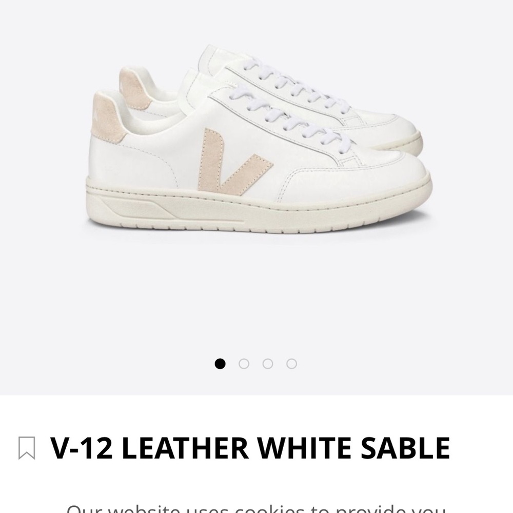 V-12 Leather White Sable